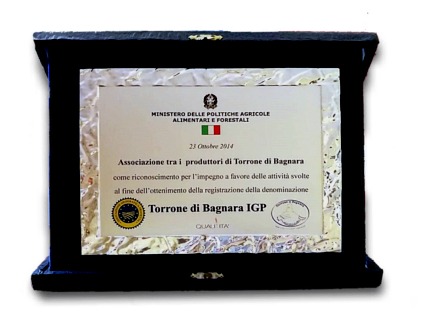 TORRONE AND IGP CERTIFICATION